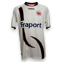 Maglia Eintracht Frankfurt Home 2007-08 fronte – Jako – sponsor Fraport – Player Issued Caio numero 30
