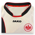 Dettaglio colletto Player Issued maglia Eintracht Frankfurt 2007-08 Jako – sponsor interno T-Home – taglia L