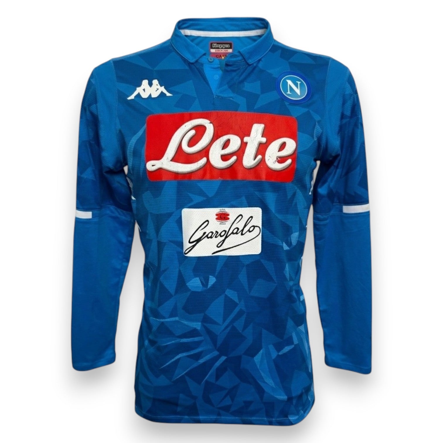 Maglia Napoli Home 2018/19 fronte Kappa Lete Garofalo Player Issued