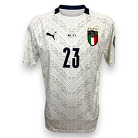 Maglia Italia Away 2019/20 fronte – pattern Rinascimento Puma – scudetto 4 stelle