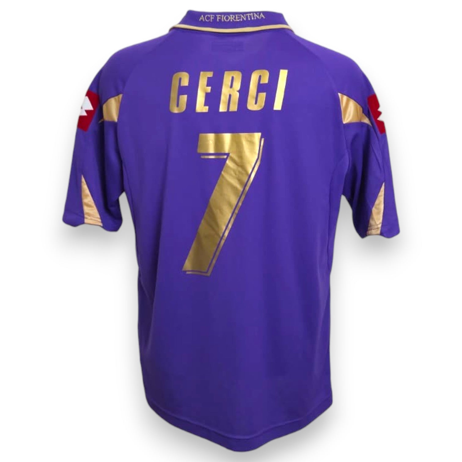 Maglia ACF Fiorentina Home 2012-13 Store – Alessio Cerci numero 7 oro – Lotto – taglia XL – condizioni Excellent