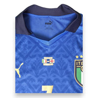 Etichetta taglia XL maglia Italia Home 2021 Puma Player Issued Chiellini – Made in Vietnam