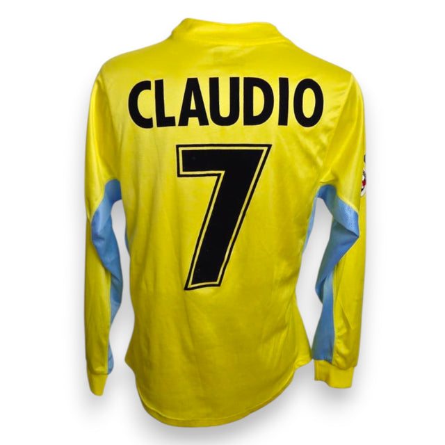 Maglia SS Lazio Away 2002-03 Player Issued Claudio López numero 7 – Puma Siemens Mobile – Serie A – condizioni Excellent vintage