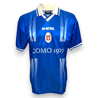 Maglia Como 1907 Home 1998-99 Erreà vintage store con stemma e scritta Como 1907 – colletto polo bianco