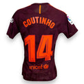 Maglia FC Barcelona Third 2017-18 Player Issued Philippe Coutinho numero 14 – Nike Aeroswift – La Liga – condizioni Excellent