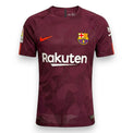 Fronte maglia FC Barcelona Third 2017-18 Player Issued – Nike Aeroswift – sponsor Rakuten – scudo FC Barcelona