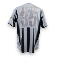 Maglia AC Siena Home 2005-06 Vintage Francesco Cozza numero 35 – Mass – sponsor Monte Paschi – patch Lega Calcio Serie A TIM