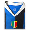Colletto V bianco maglia Inter Home 2006-07 Nike Sphere Dry – scudetto tricolore – taglia L – Made in Morocco – Store originale