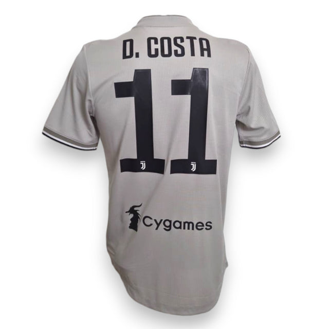 Maglia Juventus Away 2018-19 Player Issued Douglas Costa numero 11 – Adidas Climachill Sesame – retro con nome e numero