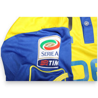 Dettaglio patch Serie A TIM maglia Chievo Verona 2015-16 Player Issued Dainelli – Givova – manica blu
