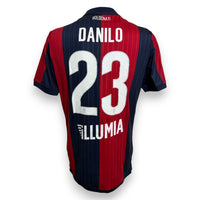 Maglia Bologna Home 2018-19 Match Worn Danilo numero 23 – Macron – sponsor Liu Jo – retro con nome e numero