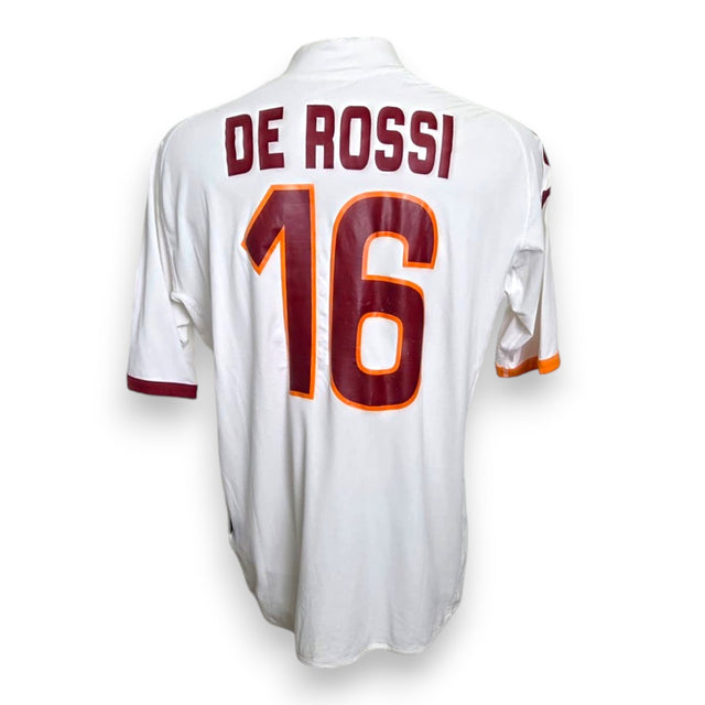 Retro maglia Roma Away 2008-09 Daniele De Rossi numero 16 Player Issued – Kappa – Serie A