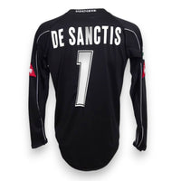 Maglia Portiere Udinese 2002-03 Player Issued Morgan De Sanctis numero 1 – Le Coq Sportif – nera maniche lunghe – condizioni Excellent