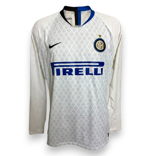 Maglia Inter Milan Away 2018-19 Player Issued maniche lunghe fronte – Nike Vaporknit – sponsor Pirelli – condizioni Excellent – Serie A