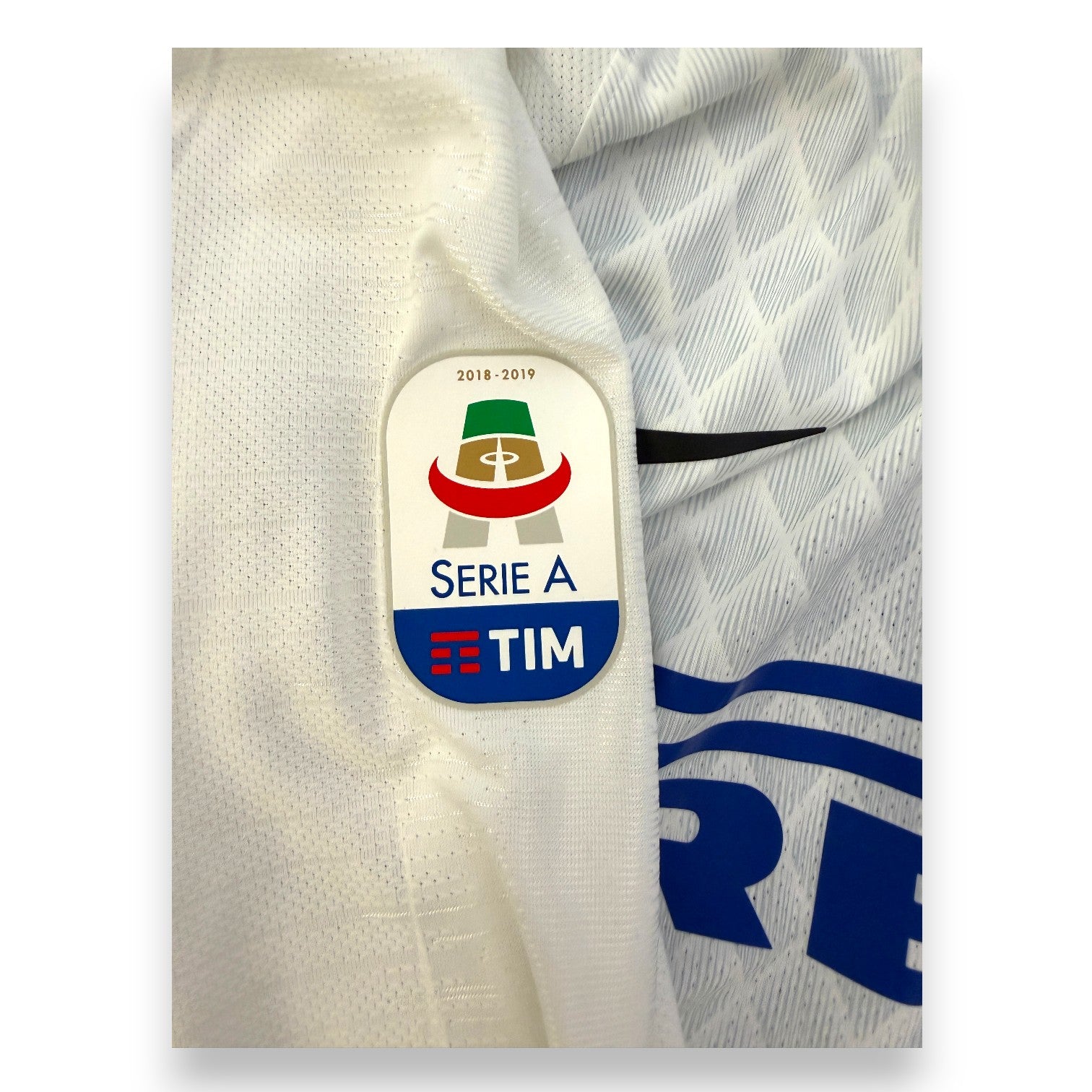 Patch ufficiale Serie A TIM 2018-2019 maglia Inter Milan Away Player Issued Nike Vaporknit – Stefan de Vrij numero 6