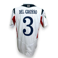 Maglia Cagliari Away 2007-08 Player Issued Cristiano Del Grosso numero 3 – Umbro – condizioni Excellent