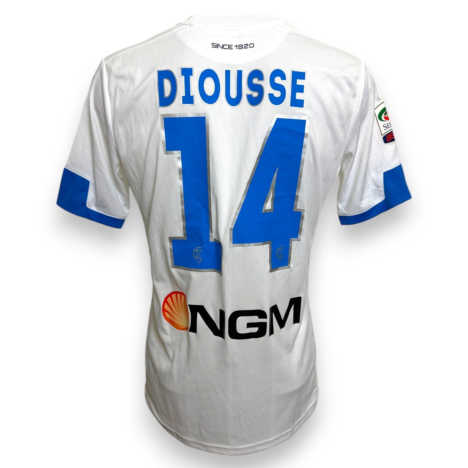 Maglia Empoli FC Away 2015-16 Player Issued Assane Dioussé numero 14 – Joma – sponsor NGM – taglia M – Serie A