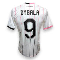Maglia U.S. Città di Palermo Away 2014-15 Store Joma – Paulo Dybala numero 9 nameset replica – taglia S – bianco rosa nero