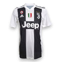 Fronte maglia Juventus Home 2018-19 Player Issued – Adidas Climachill – sponsor Jeep – patch Scudetto e Serie A TIM