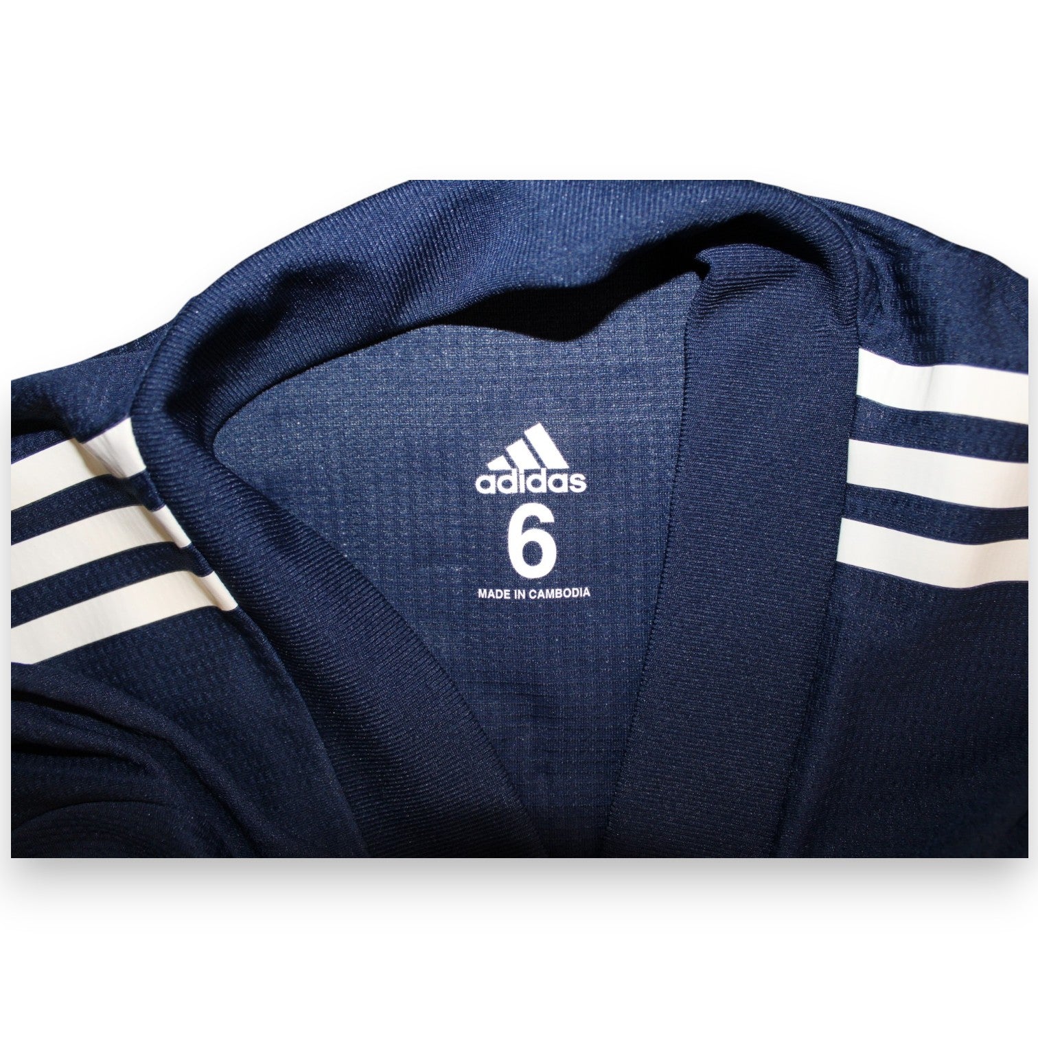 Etichetta collo maglia Juventus Away Player Issued 2020-21 – Adidas taglia 6 – Made in Cambodia