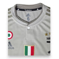 Dettaglio collo henley maglia Juventus Away Player Issued 2018-19 – Adidas Climachill taglia 6 – Made in Cambodia