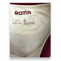 Dettaglio collo maglia Roma Away 2019-20 Nike Dri-Fit Store – scritta ROMA – taglia S