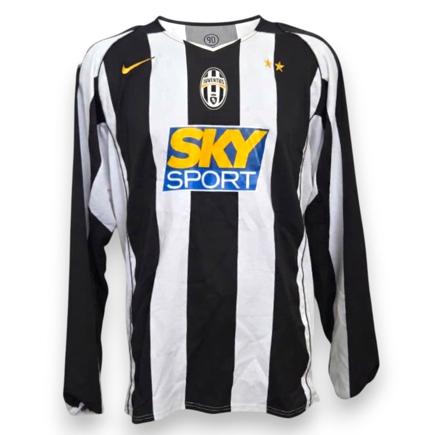 Maglia Juventus Home 2004-05 Nike fronte – sponsor Sky Sport – N.8 Emerson