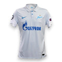 Fronte maglia Zenit San Pietroburgo Away 2020-21 Player Issued Erokhin – Nike Dri-Fit – sponsor Gazprom – stemma Зенит stella oro – patch UCL – UEFA Respect