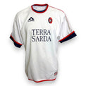 Fronte maglia Cagliari Calcio Away 2002-03 Player Issued A-Line – sponsor Terra Sarda – stemma Cagliari Calcio 1920