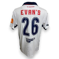 Maglia FC Crotone Away 2019-20 Player Issued Jean Lambert Evan's numero 26 – Zeus – sponsor Vumbaca Ford – taglia L – condizioni Excellent