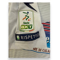 Patch ufficiale Serie BKT e patch LNPB Rispetto maglia FC Crotone Away 2019-20 Player Issued Zeus – Jean Lambert Evan's N.26