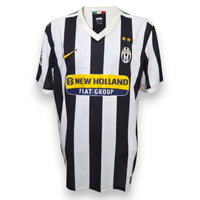 Maglia Juventus Home 2009-10 Nike fronte – sponsor New Holland Fiat Group – N.4 Felipe Melo