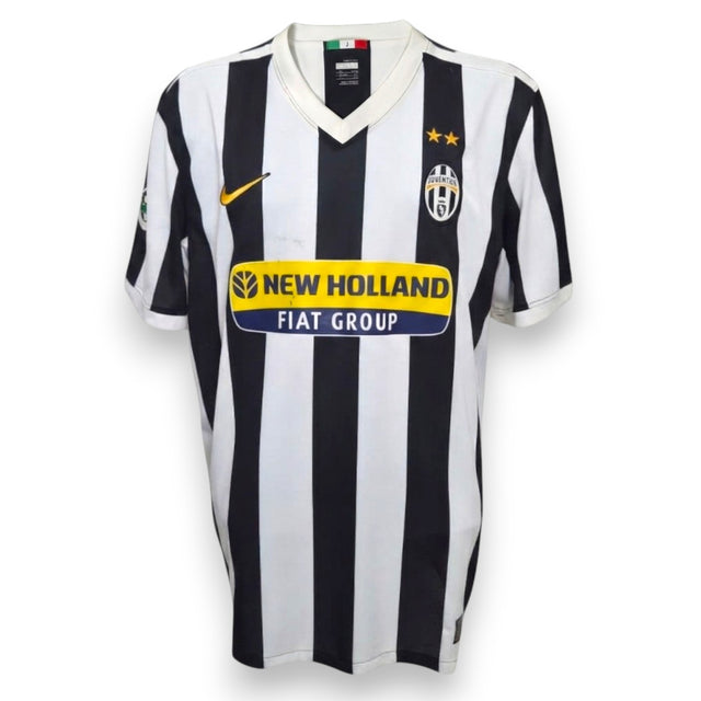 Maglia Juventus Home 2009-10 Nike fronte – sponsor New Holland Fiat Group – N.4 Felipe Melo