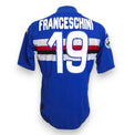 Maglia Sampdoria Home 2007-08 Player Issued Daniele Franceschini numero 19 – Kappa – patch Lega Calcio Serie A – condizioni Excellent
