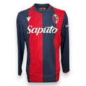 Maglia Bologna Home 2025-26 fronte sponsor Saputo – Macron – coccarda Coppa Italia – condizioni Excellent