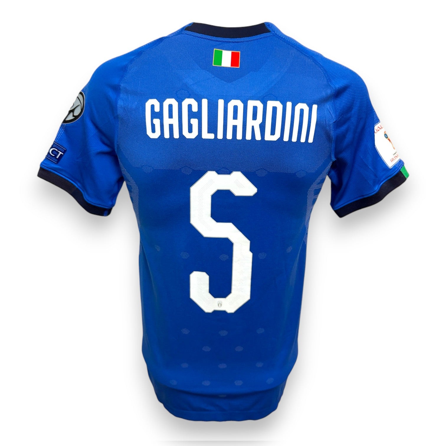 Maglia Italia Home 2017/18 Gagliardini retro nameset numero 5 Player Issued Puma