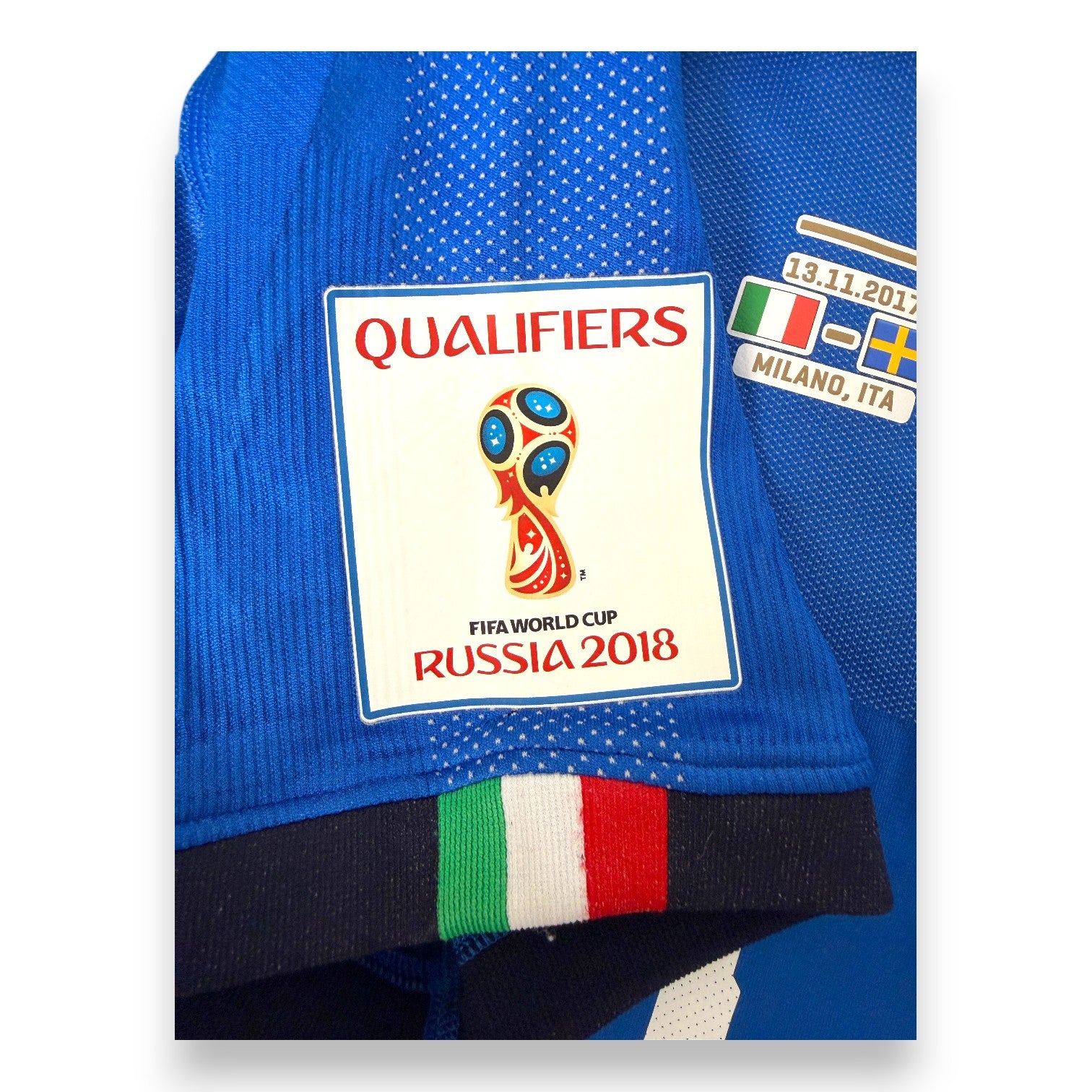 Patch FIFA World Cup Russia 2018 Qualifiers maglia Italia Puma