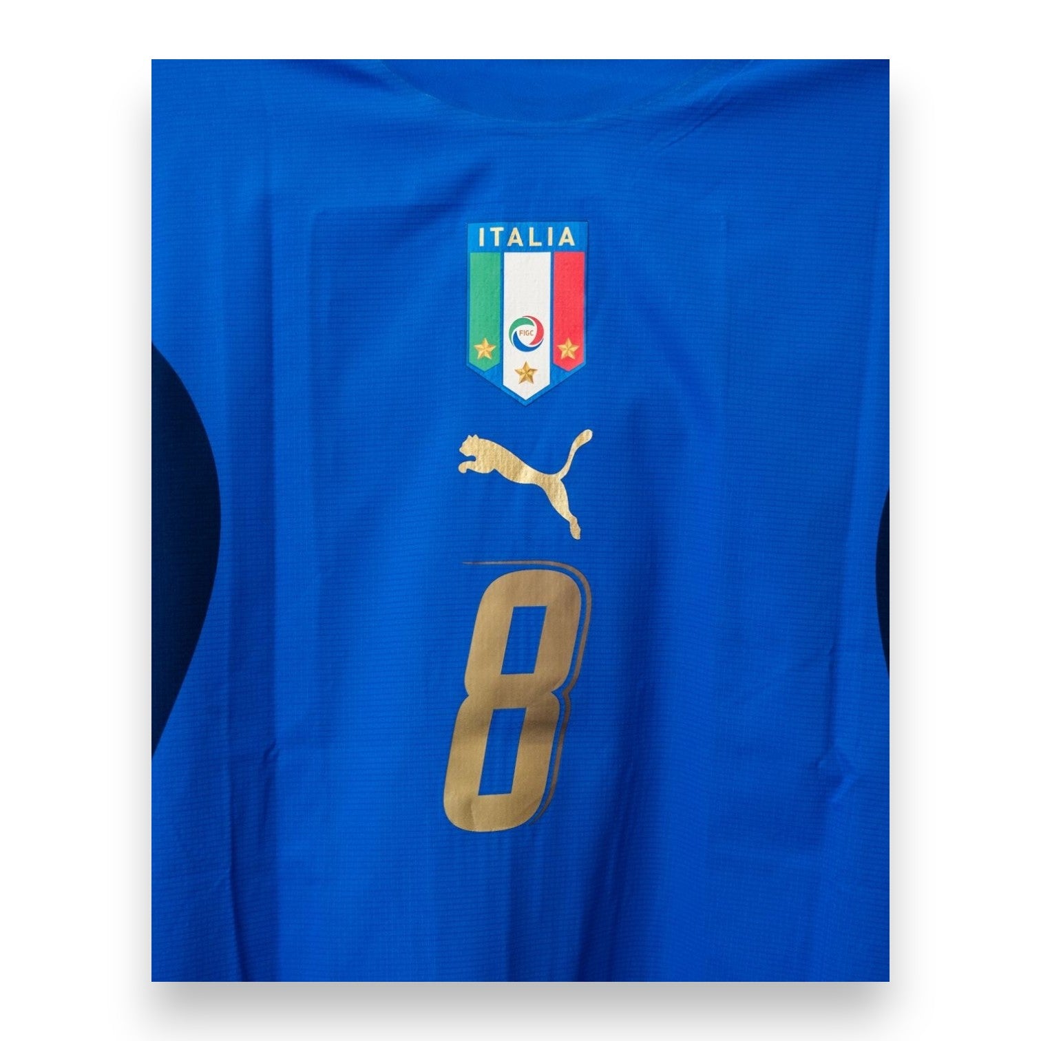 Italy Gattuso 2006 Player Issued Shirt N.8 – WC | MTM