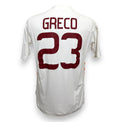 Maglia AS Roma Away 2011-12 Player Issued Leandro Greco numero 23 – Kappa – manica corta – condizioni Excellent