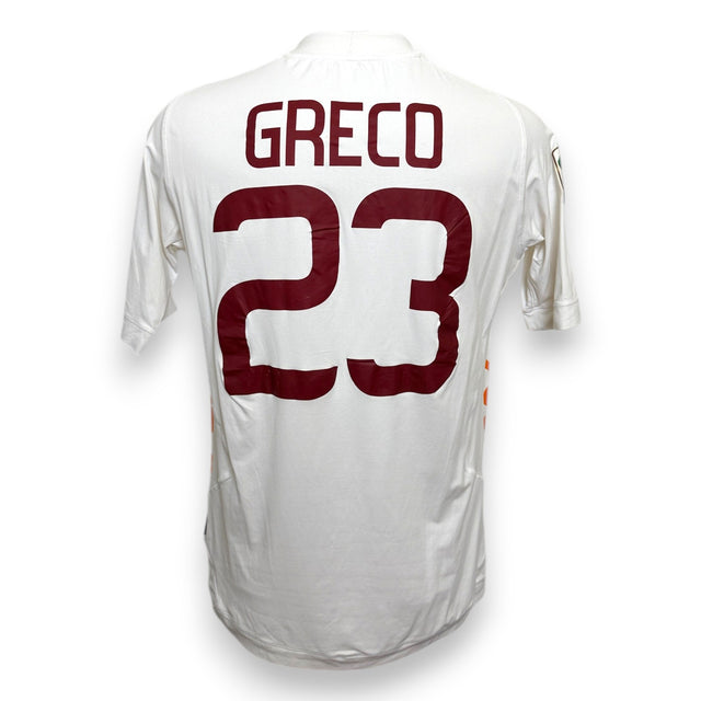 Maglia AS Roma Away 2011-12 Player Issued Leandro Greco numero 23 – Kappa – manica corta – condizioni Excellent