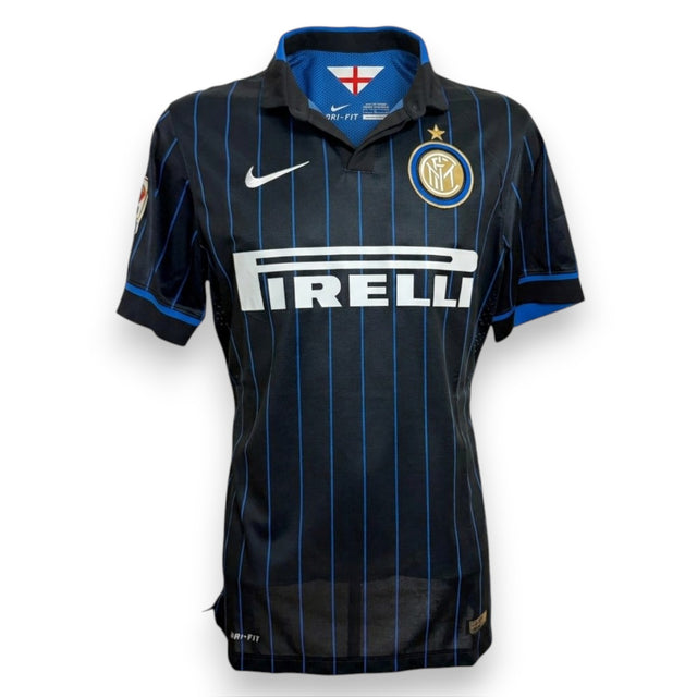 Fronte maglia Inter Home 2014-15 Nike Dri-Fit – sponsor Pirelli – Player Issued Fredy Guarín numero 13