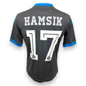 Maglia Napoli Away 2015-16 Store Marek Hamsik numero 17 nameset replica – Kappa Kombat – antracite azzurro
