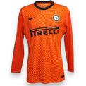 Fronte maglia Inter Milan Portiere 2020-21 Player Issued – Nike Dri-FIT – sponsor Pirelli – logo Inter pre-rebranding
