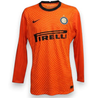 Fronte maglia Inter Milan Portiere 2020-21 Player Issued – Nike Dri-FIT – sponsor Pirelli – logo Inter pre-rebranding