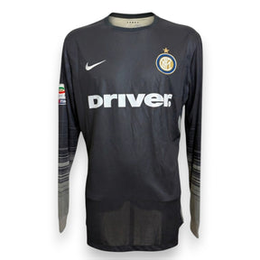 Maglia Inter GK 2015-16 Player Issued Samir Handanović numero 1 – Nike Dri-Fit – sponsor driver – condizioni Excellent