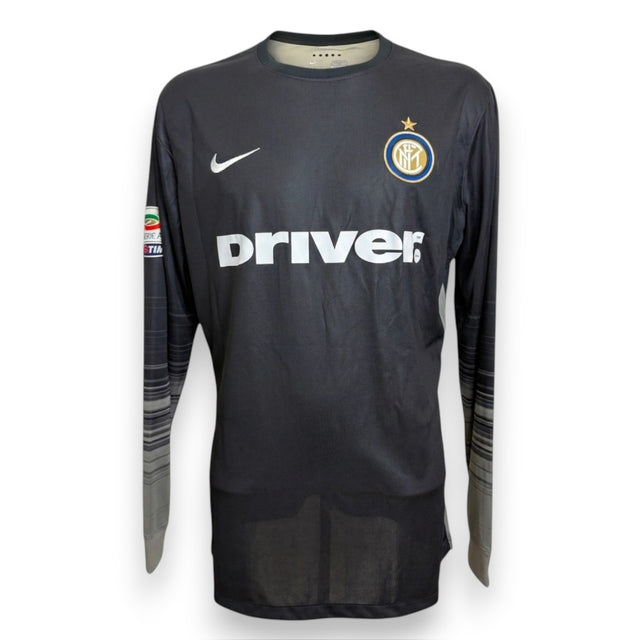 Maglia Inter GK 2015-16 Player Issued Samir Handanović numero 1 – Nike Dri-Fit – sponsor driver – condizioni Excellent