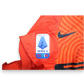 Dettaglio patch Serie A TIM 2020-2021 maglia Inter Portiere Player Issued Handanović – Nike Dri-FIT arancione
