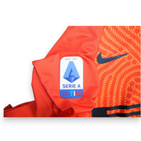 Dettaglio patch Serie A TIM 2020-2021 maglia Inter Portiere Player Issued Handanović – Nike Dri-FIT arancione