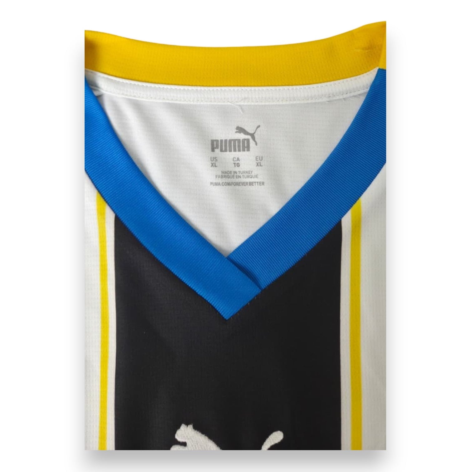 Etichetta taglia XL maglia Parma Calcio Home 2023-2024 Hernani Jr. Player Issued Puma