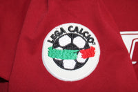 Dettaglio patch Lega Calcio Serie A maglia AS Roma 2000-01 Player Issued – ricamo originale Kappa